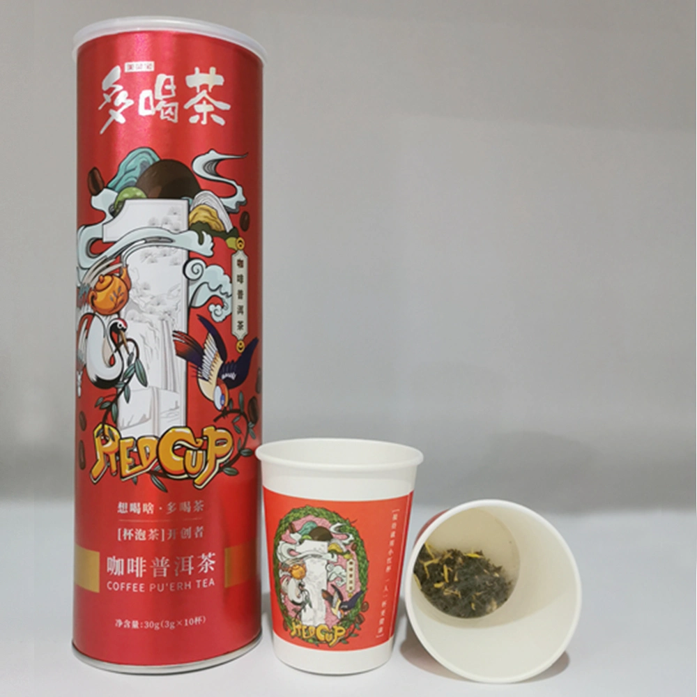 Coffee Pu′erh Paper Cup Tea Gift